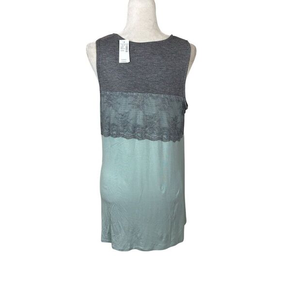 Maurices Top Womens Size L Green Lace Maternity Pregnancy Shirt Popover New - Picture 5 of 16